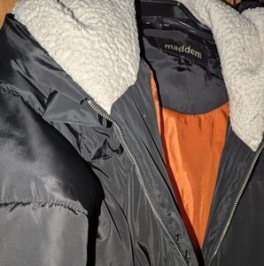 Black Jacket with Sherpa Collar